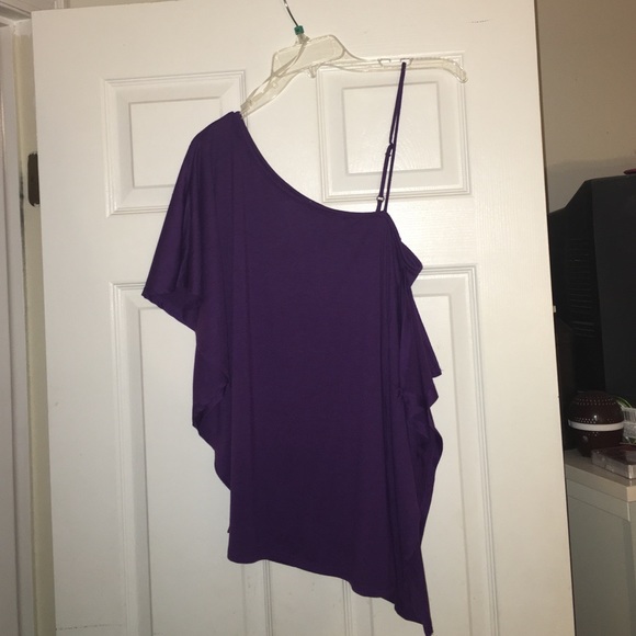 Charlotte Russe One Sleeve Top - Picture 1 of 2