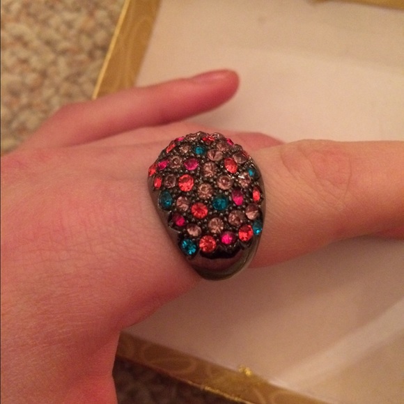 Colorful studded ring - Picture 2 of 2