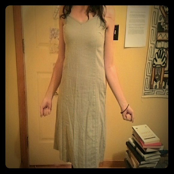 Burlap style dress
