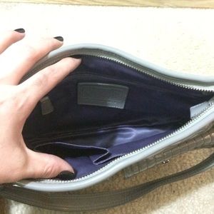 Inside of Coach liquid poppy.