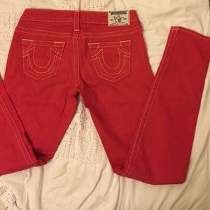 True religion skinny jeans 28