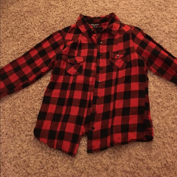 Red and black plaid