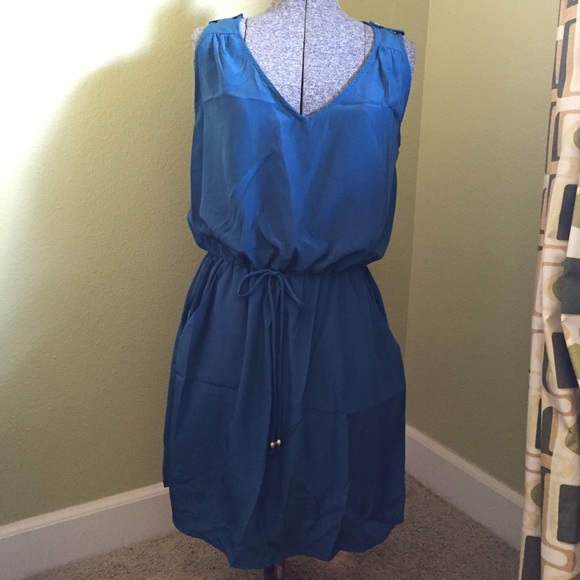 Teal Peppermint Dress NWOT Sz S