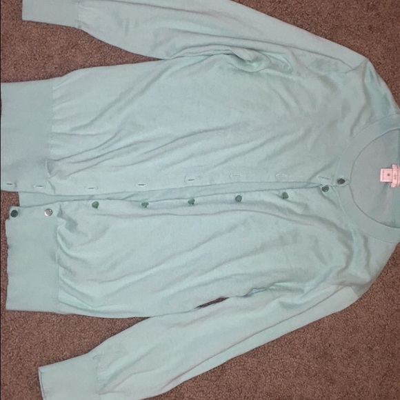 J. Crew mint cardigan
