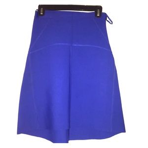 BCBG Royal Blue Manon paneled skirt SZ small