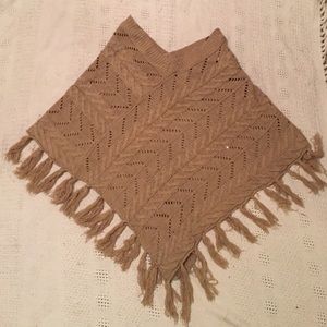 Chunky Sweater Poncho