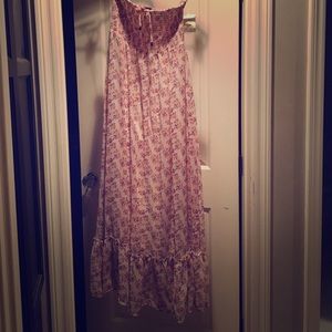 Free people strapless maxi dress BNWT