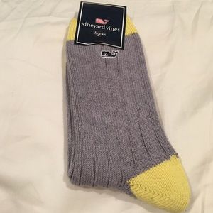 Vineyard vines purple and yellow socks