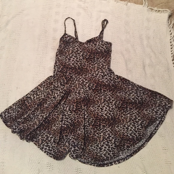 Cheetah Print stretchy sun dress - Picture 3 of 3