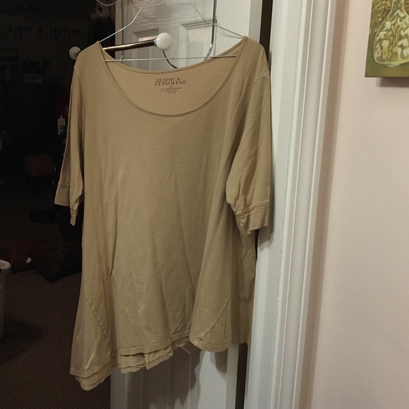 Jessica London Taupe tunic