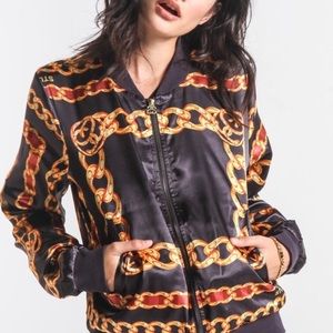 Stussy chain Satin Jacket