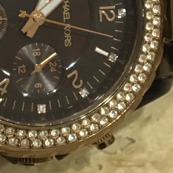 Micheal Kors Tortious Shell in Brown&Rose Gold