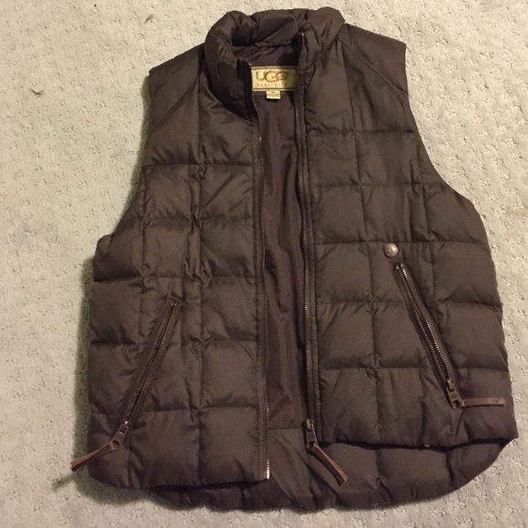 Brown UGG down vest