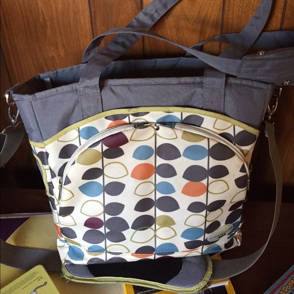 JJ Cole Mixed Leaf Diaper Bag