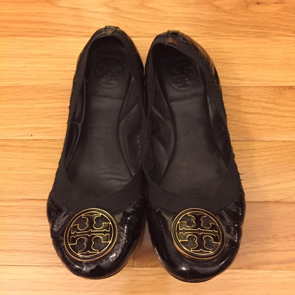 Tory Burch Shoes - TODAY ONLY Tory Burch Caroline flat black patent