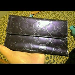 Purple hello kitty lounge fly wallet