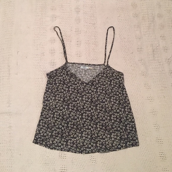 Urban Outfitters Flowy Flower Tank Top - Picture 1 of 3