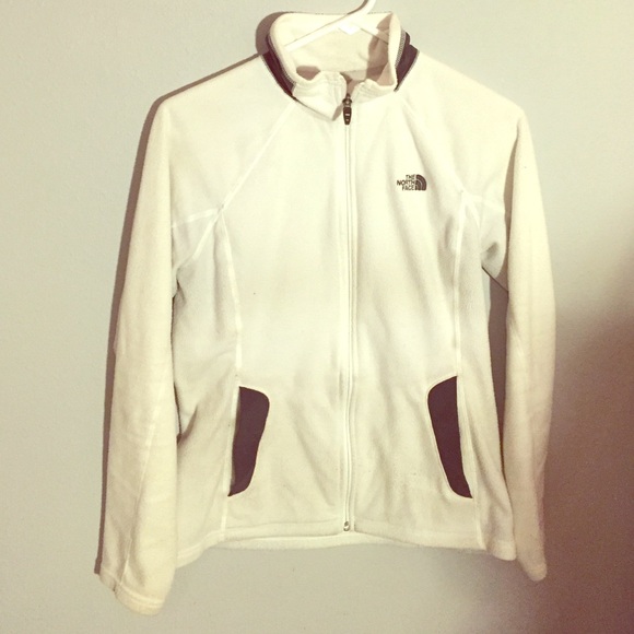 White Used North Face Fleece