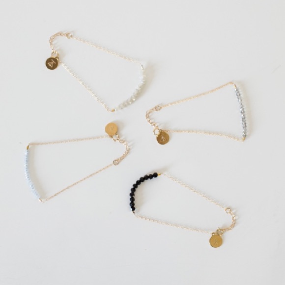 Glass Crystal Bead Bracelet by Tribe Alive