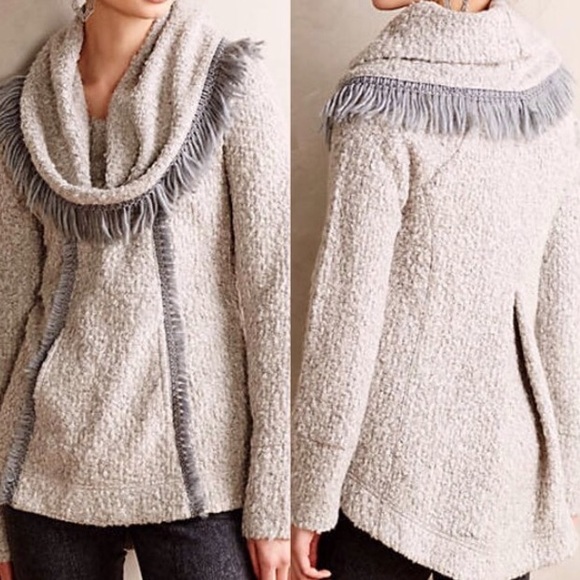 Anthropologie cowlneck pullover