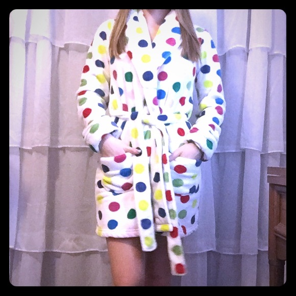 aerie xs plush robe
