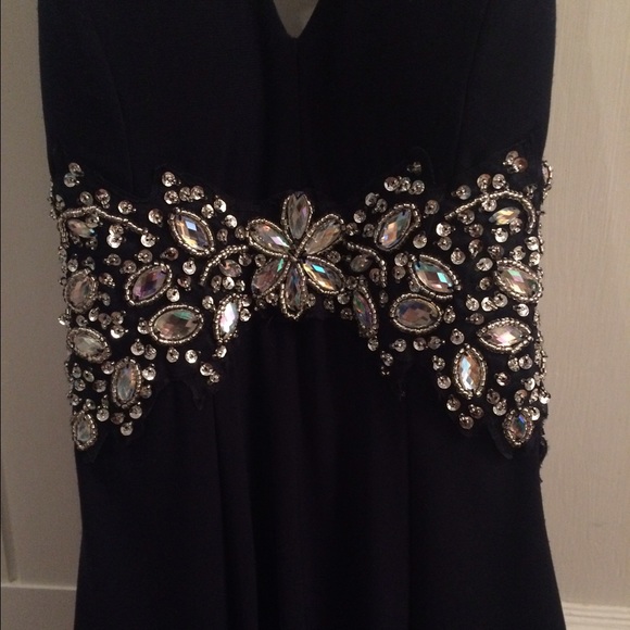 Navy Blue Formal Gown - Picture 4 of 4
