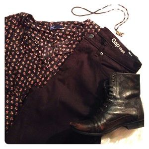 Gap Sateen Dream High Rise Denim