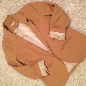 Boutique Camel Boyfriend Blazer