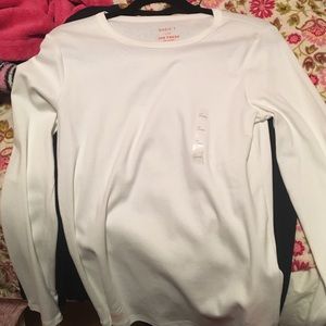 White long sleeve t-shirt