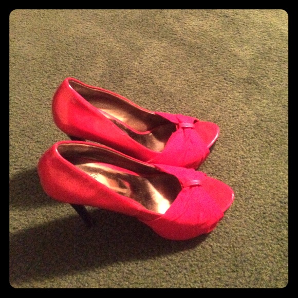 Red high heels
