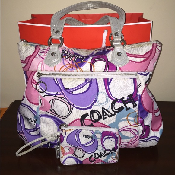 Coach Montage Glam Tote