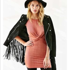 Mink pink urban outfitters dress Coral color