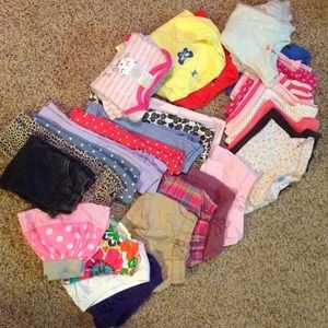 30-piece baby girl bundle--- 6-12 months