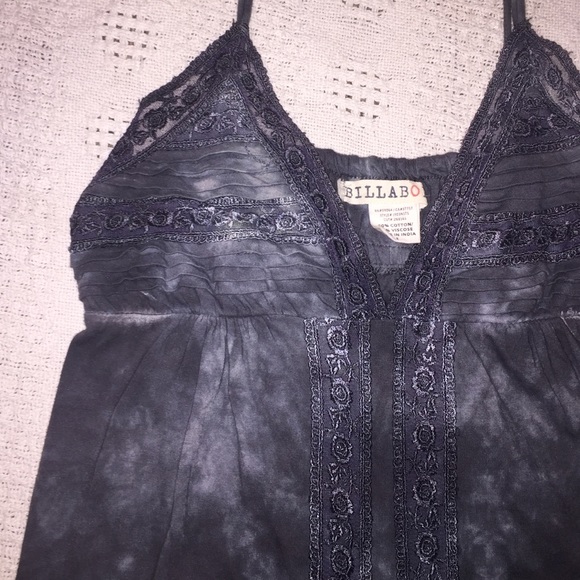 Billabong Grey Tye Dye Tank top - Picture 2 of 3