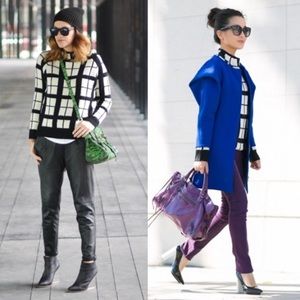 Topshop Mod Plaid Sweater