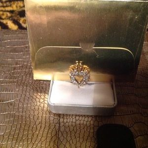 Gold & Diamond heart necklace
