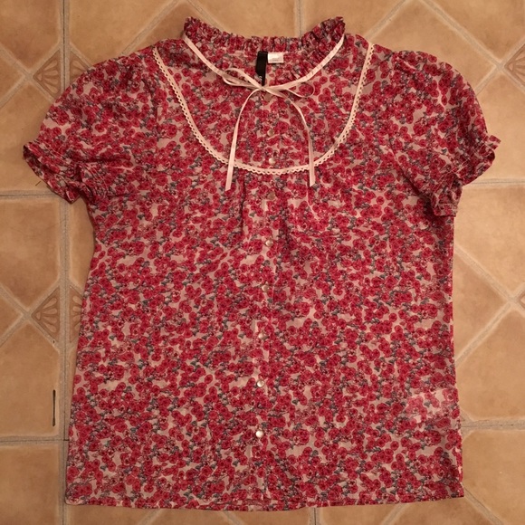 Floral Vintage Blouse