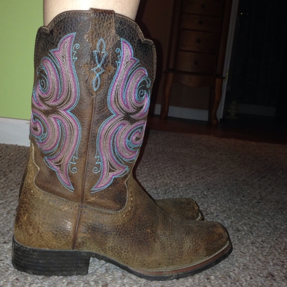 Justin cowgirl boots - Picture 2 of 4