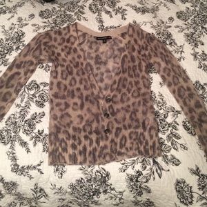 Banana republic leopard cardigan