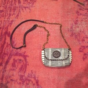 Tory Burch Black & White Crossbody