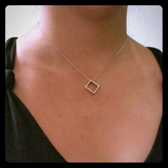 Tiffany & Co. Jewelry - Authentic Tiffany & Co. square charm necklace