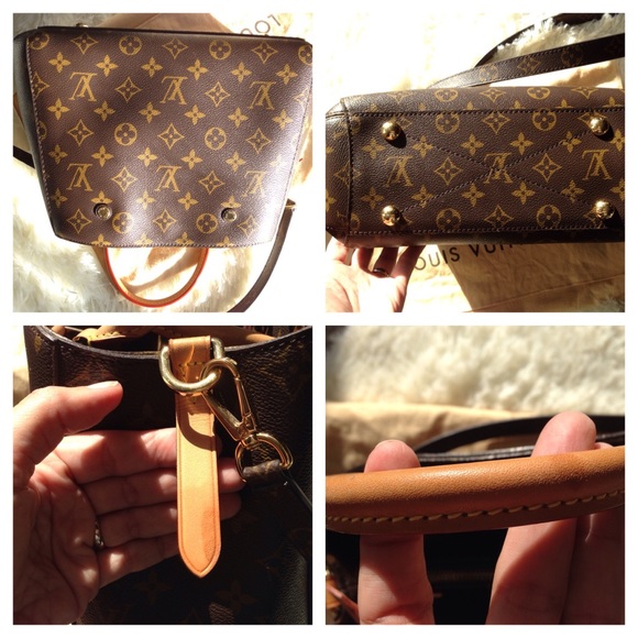 📌SOLD📌 More Pix LOUIS VUITTON Montaigne Satchel - Picture 4 of 4