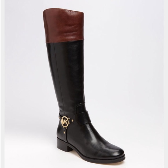 Michael Kors Fulton Leather Boots
