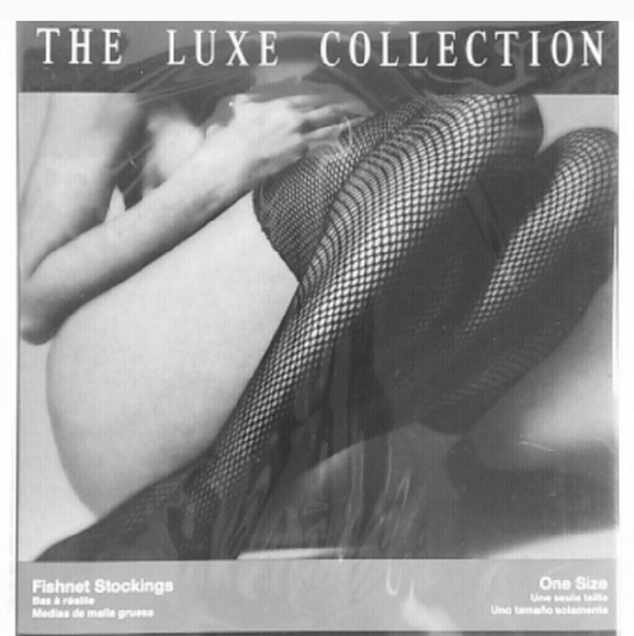 Black Thigh High Fishnet Stockings