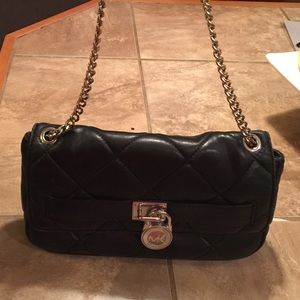 Michael Kors Leather Quilted Shoulder Bag
