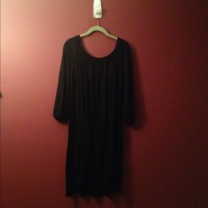 Plus Size Black Shift Dress