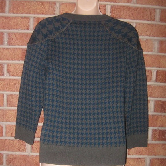 SOLD! HP J Crew Tippi Houndstooth Merino Sweater - Picture 3 of 4