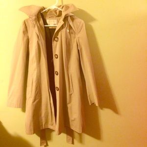 Michael Kors tan raincoat