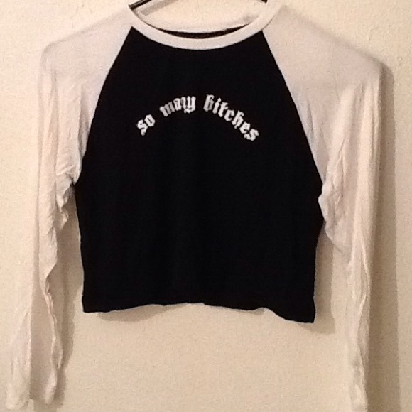 Crop top-long sleeve tee