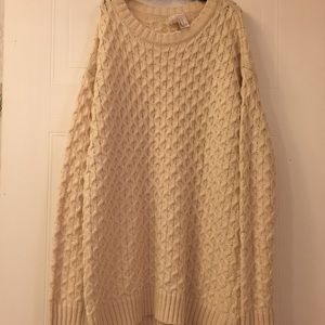 Oversized tan sweater- Sz small